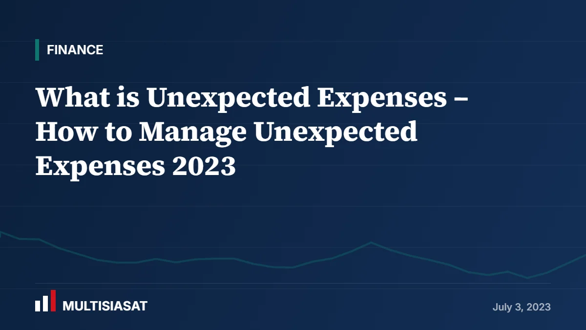 What is Unexpected Expenses – How to Manage Unexpected Expenses 2023